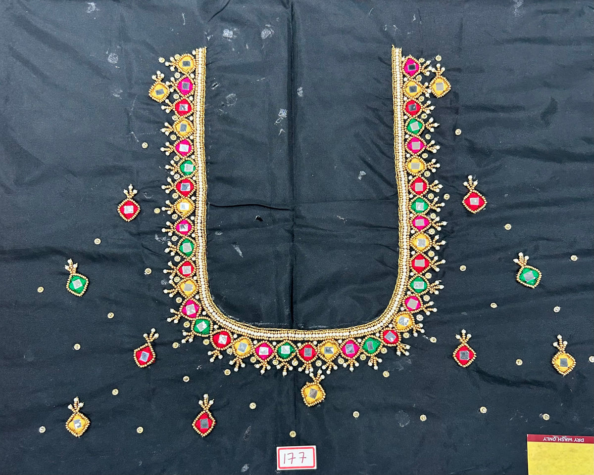 Mirror work blouse Piece