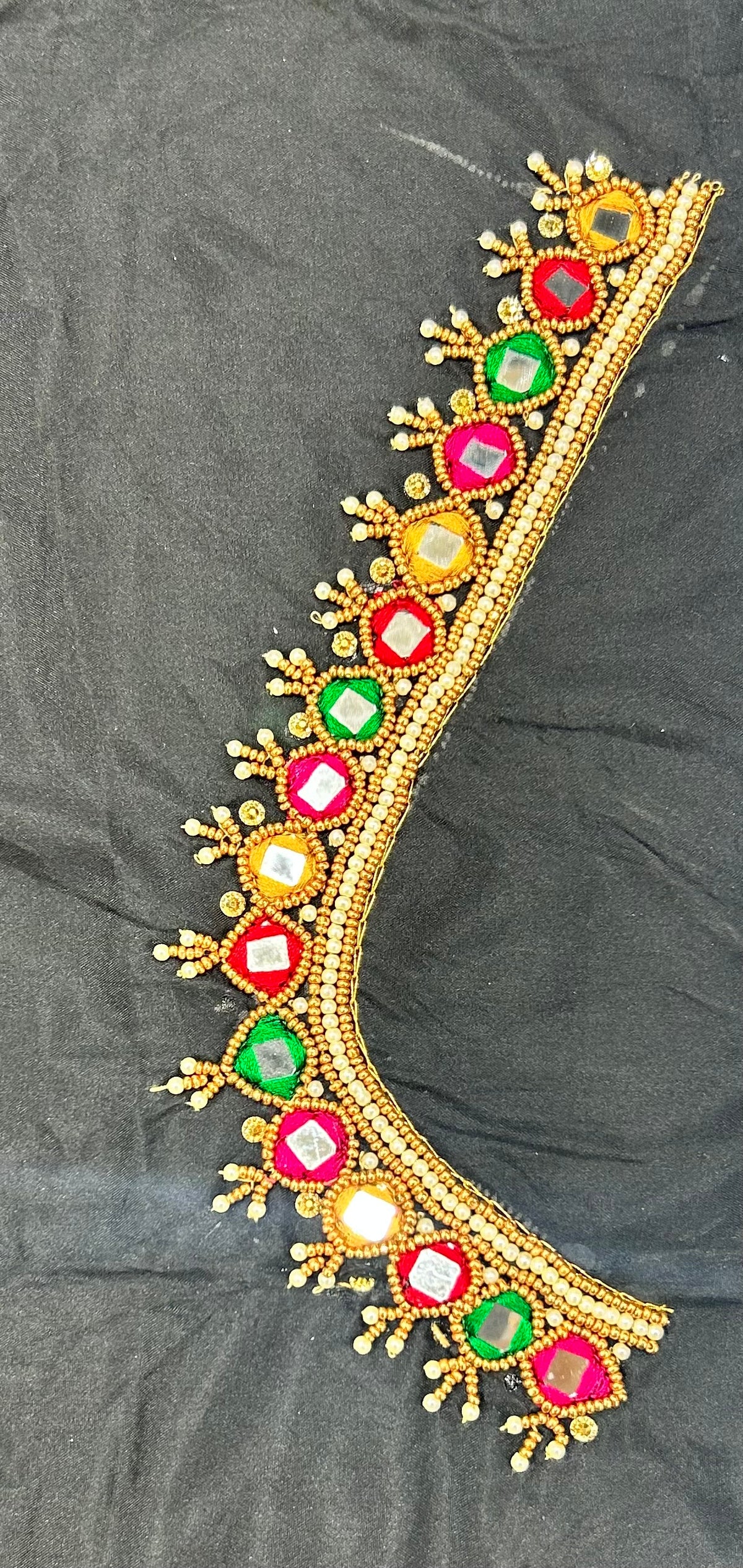 Mirror work blouse Piece