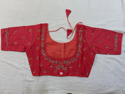 Raw Silk Maggam work blouses