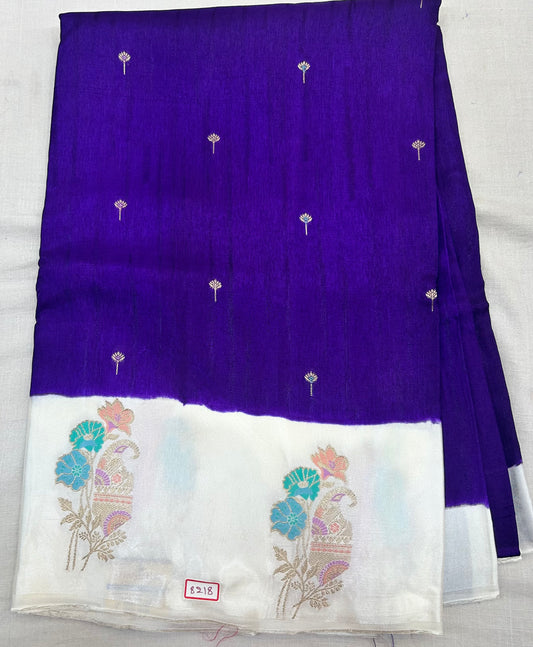 Banaras HO satin Border saree