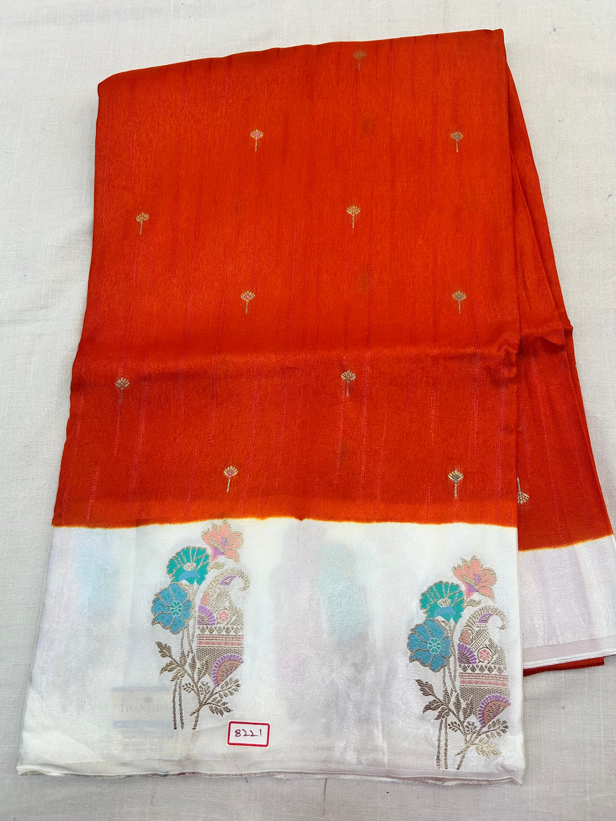 Banaras HO satin Border saree