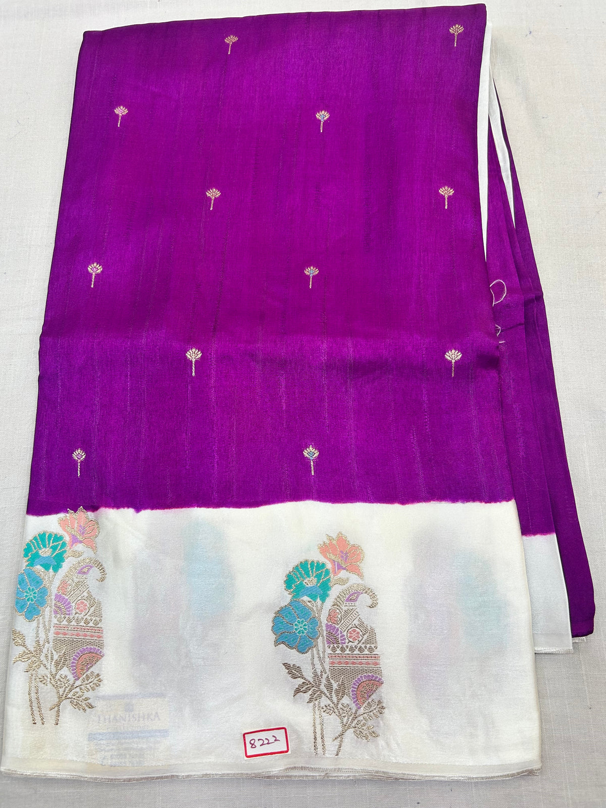 Banaras HO satin Border saree