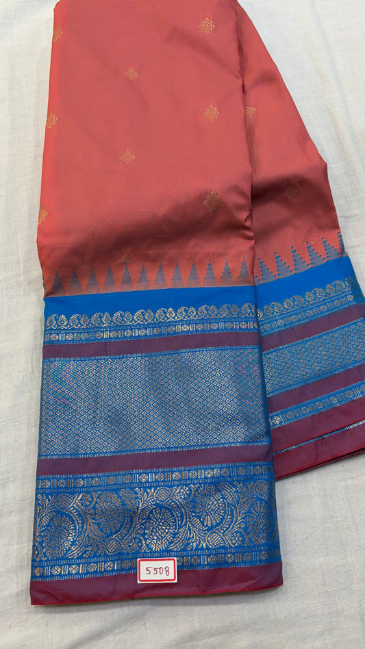 Semi Gadwal Silk Saree