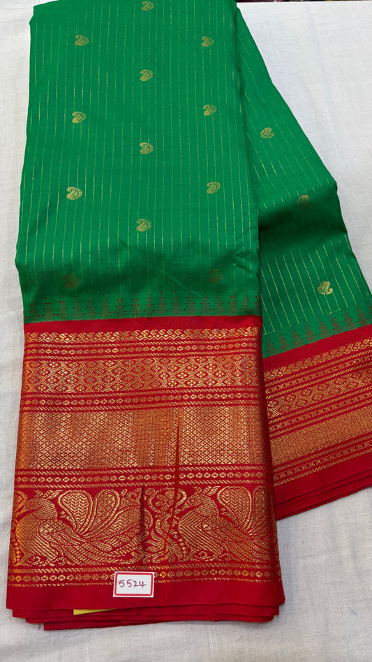 Semi Gadwal Silk Saree
