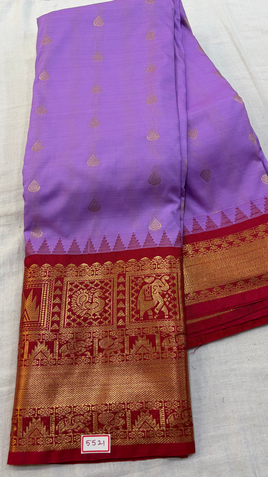Semi Gadwal Silk Saree