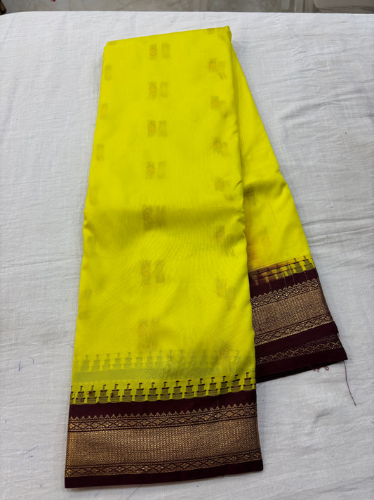 Semi Gadwal Silk Saree