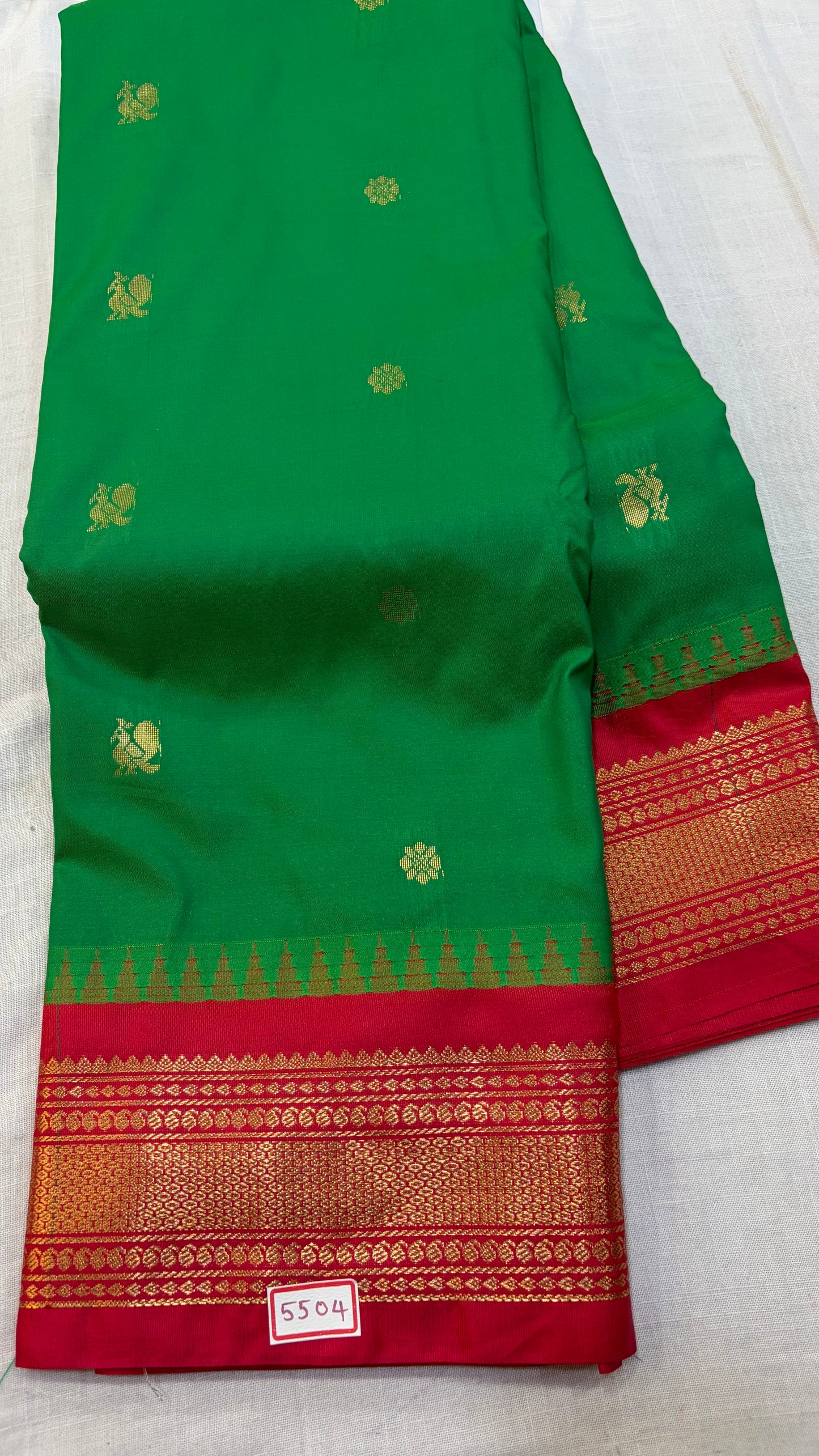 Semi Gadwal Silk Saree