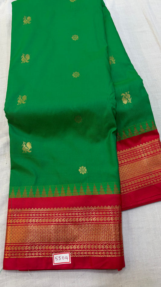 Semi Gadwal Silk Saree