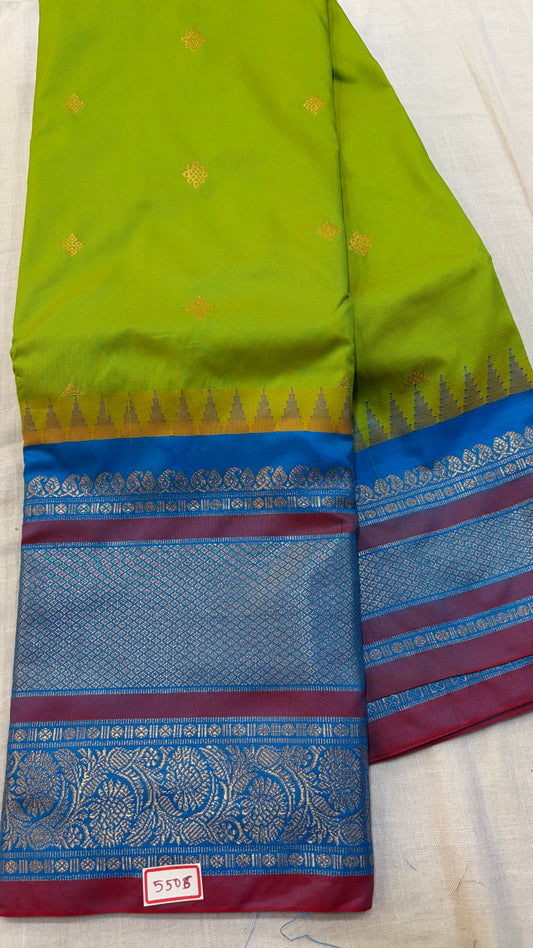 Semi Gadwal Silk Saree