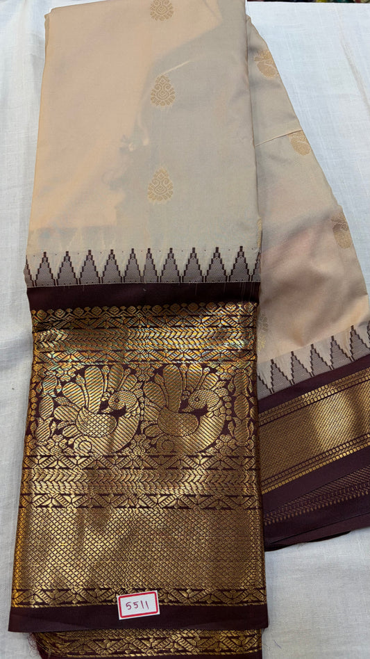 Semi Gadwal Silk Saree