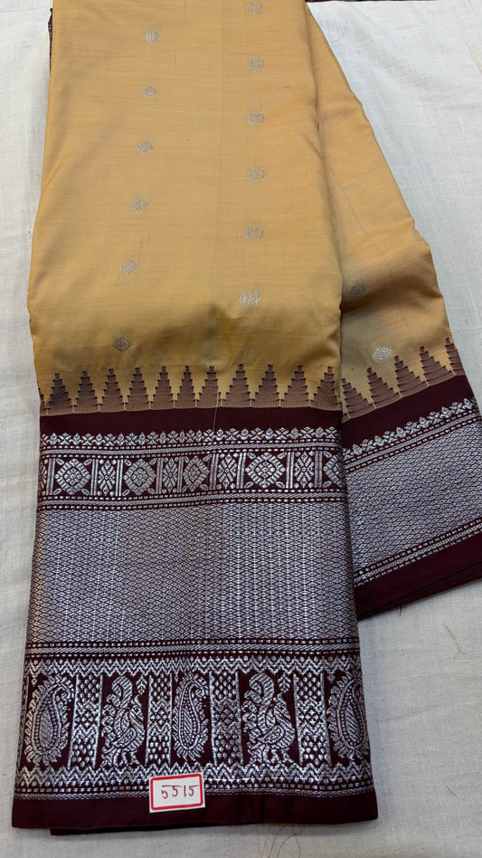 Semi Gadwal Silk Saree