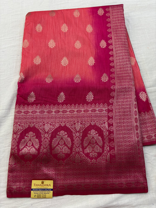 Semi Tussar Dual Shade Sarees-38