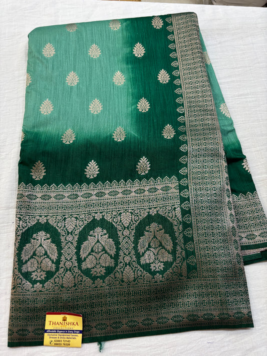 Semi Tussar Dual Shade Sarees-39