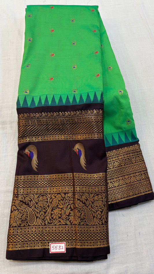 Semi Gadwal Handloom Saree