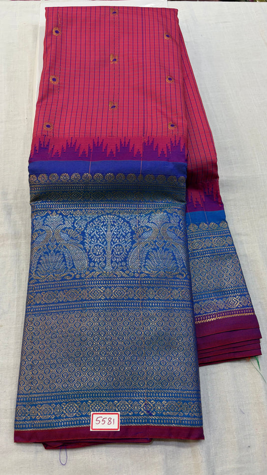 Semi Gadwal Handloom Saree