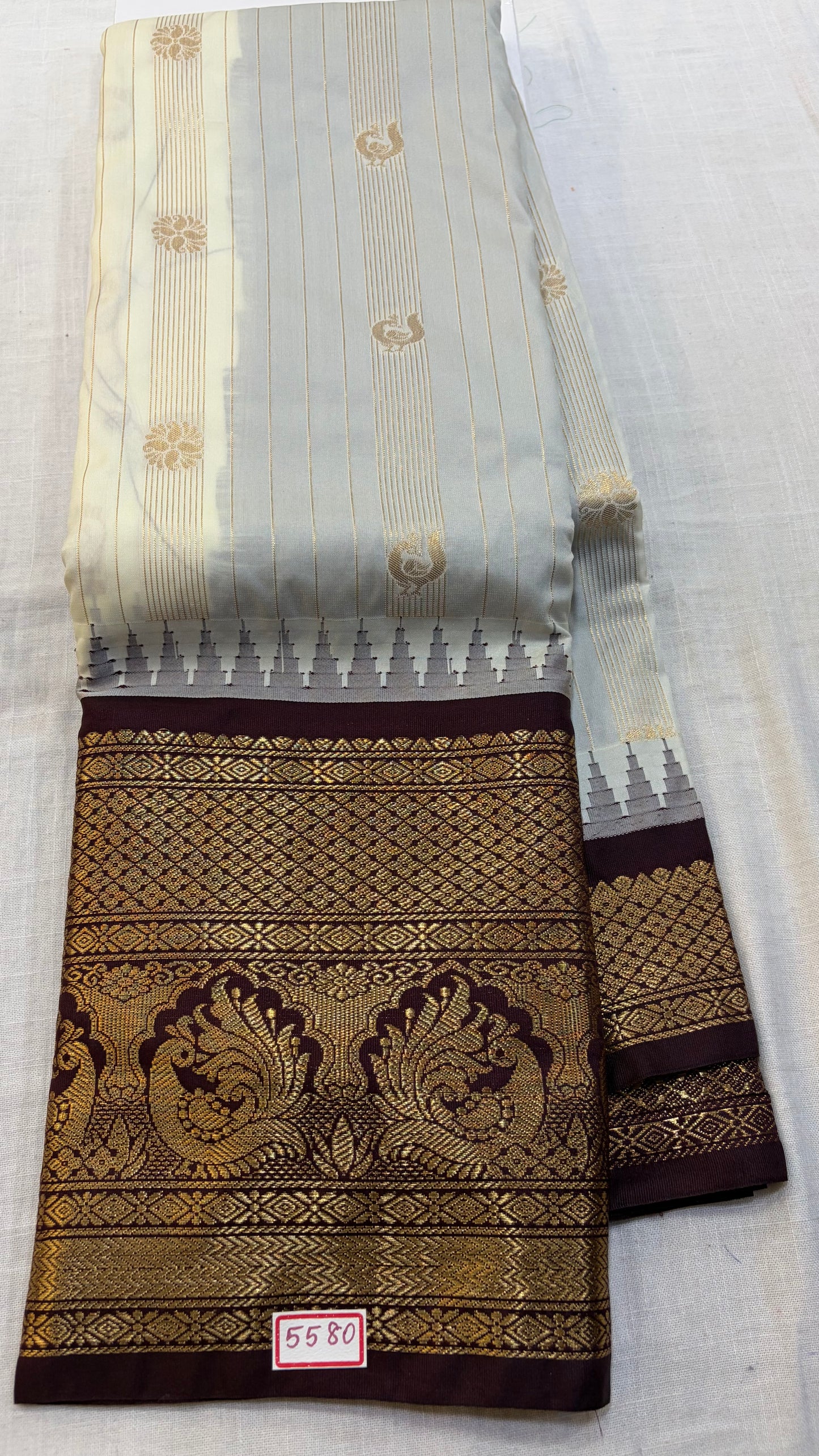 Semi Gadwal Handloom Saree