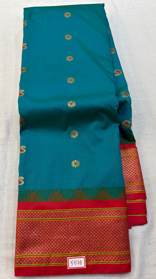 Semi Gadwal Handloom Saree