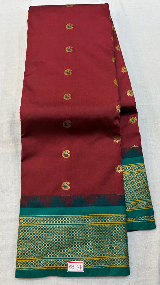 Semi Gadwal Handloom Saree