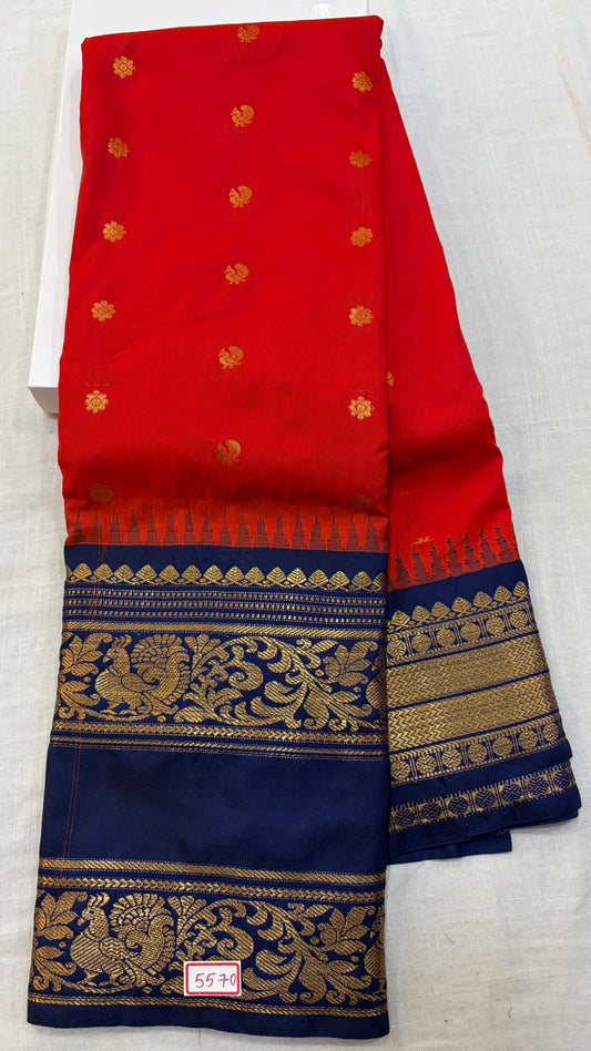 Semi Gadwal Silk Saree