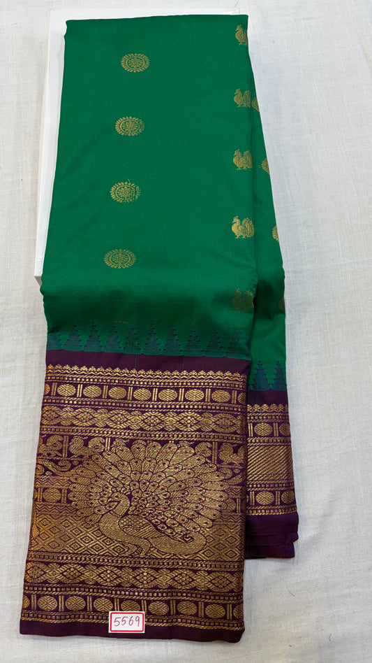 Semi Gadwal Silk Saree