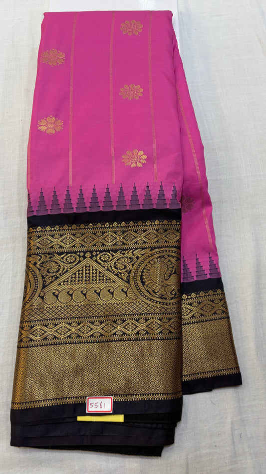 Semi Gadwal Silk Saree