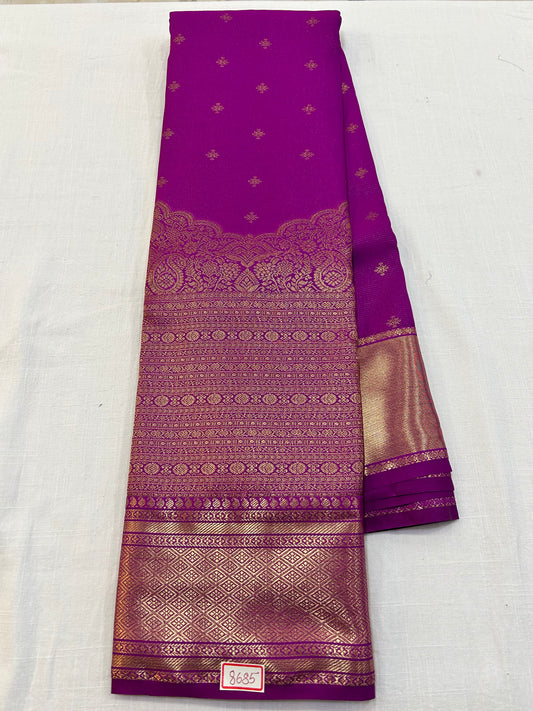 Skirt Border Semi Kanchi Pattu Saree