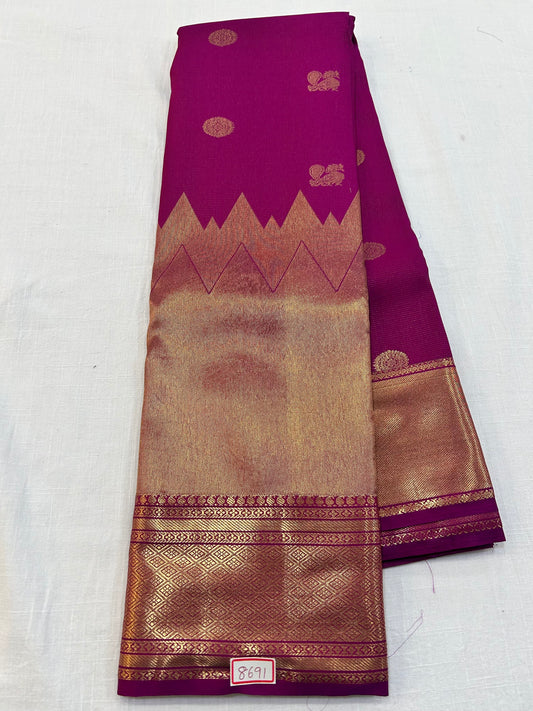 Skirt Border Semi Kanchi Pattu Saree