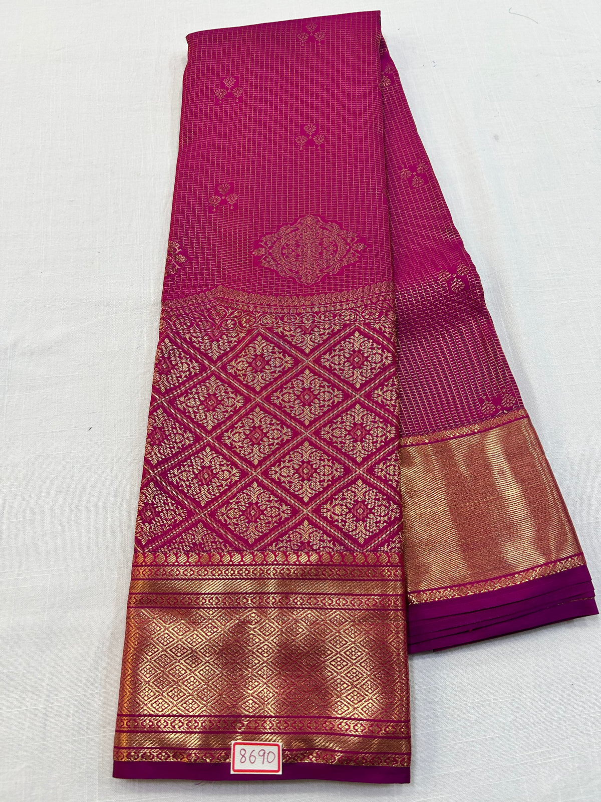 Skirt Border Semi Kanchi Pattu Saree