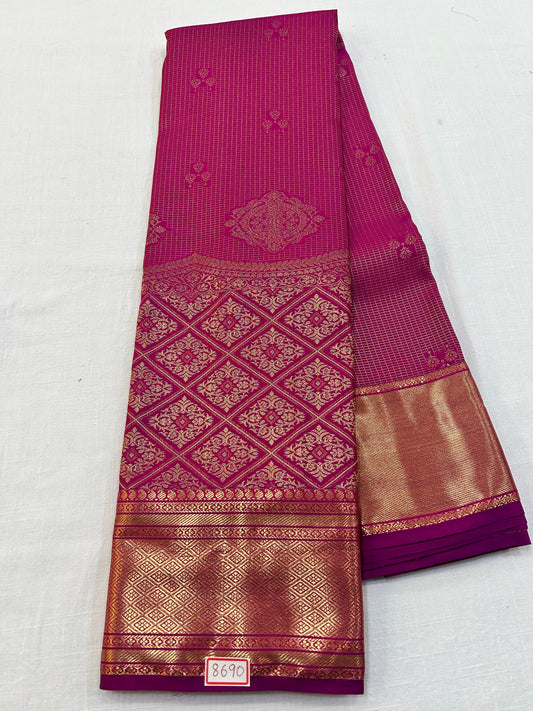 Skirt Border Semi Kanchi Pattu Saree