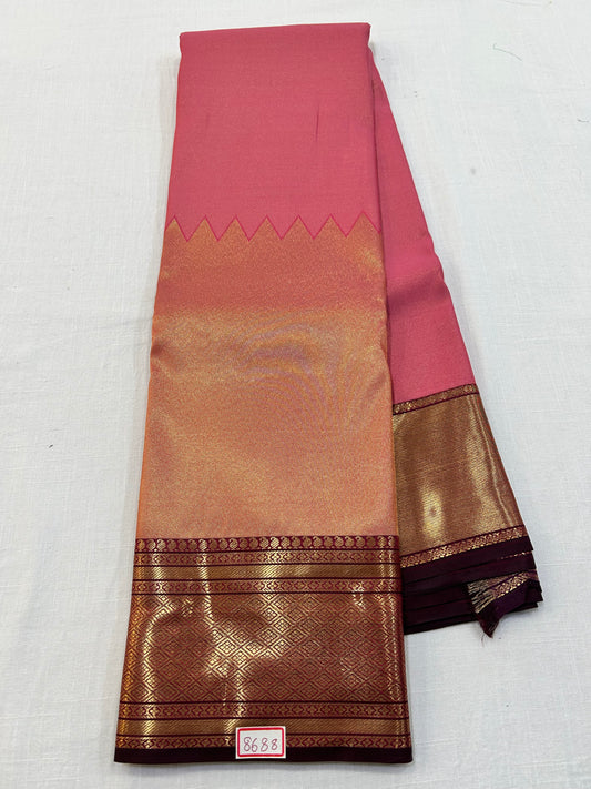 Skirt Border Semi Kanchi Pattu Saree