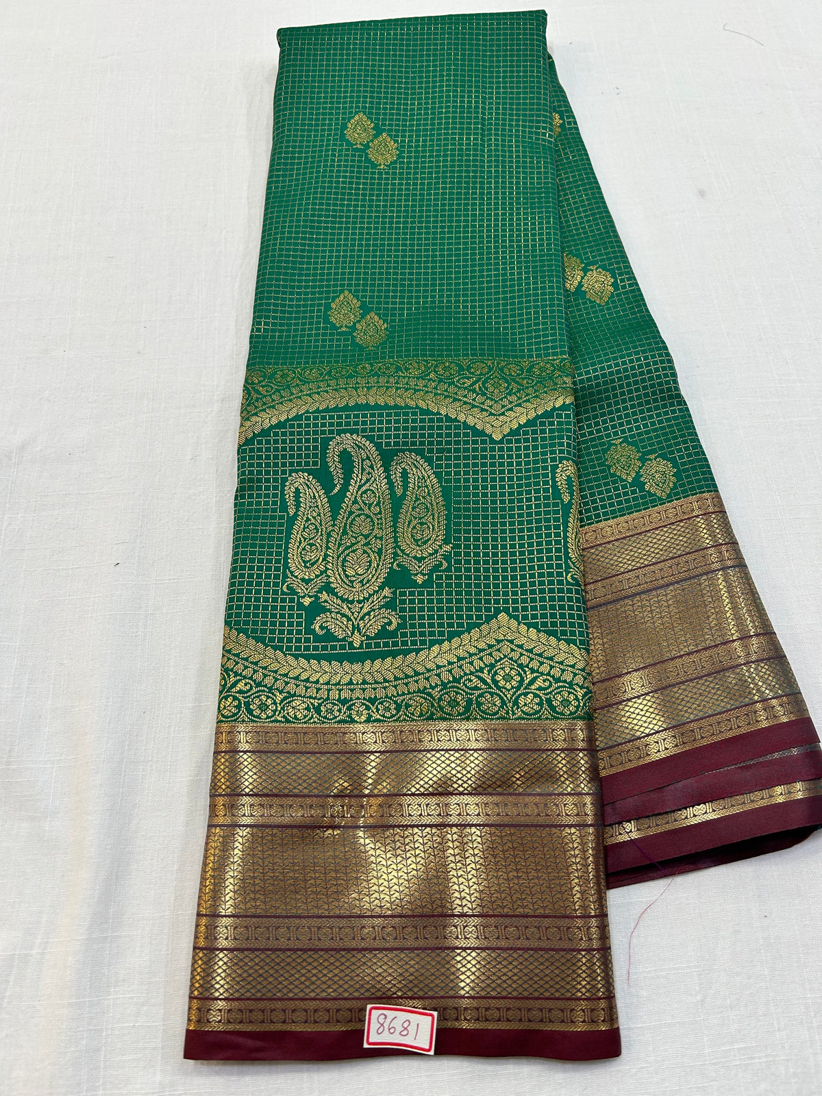 Skirt Border Semi Kanchi Pattu Saree
