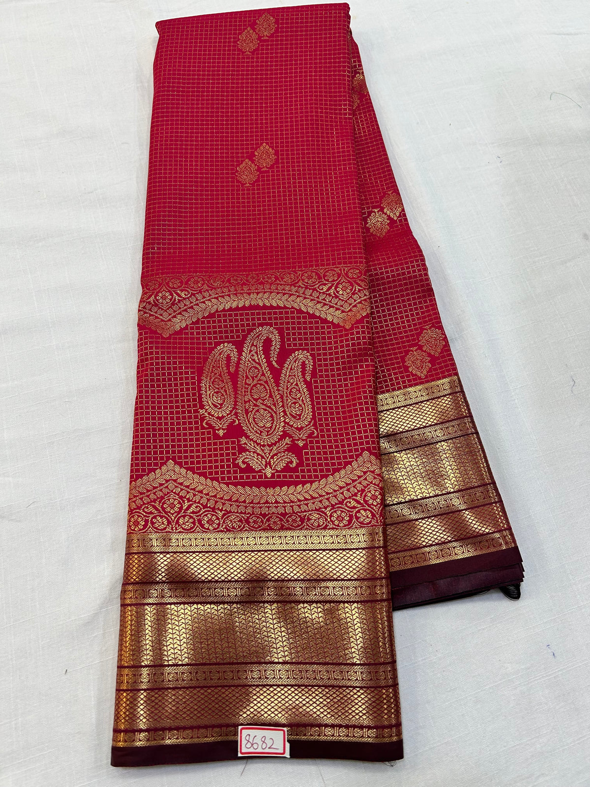 Skirt Border Semi Kanchi Pattu Saree