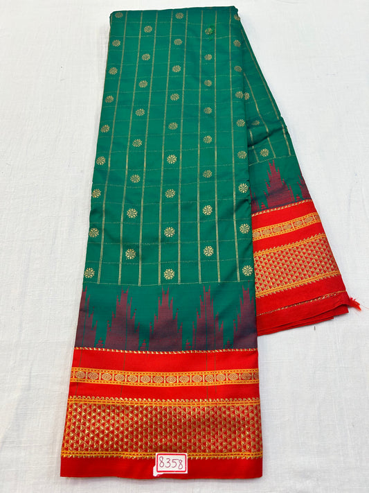 Semi Gadwal checks Saree