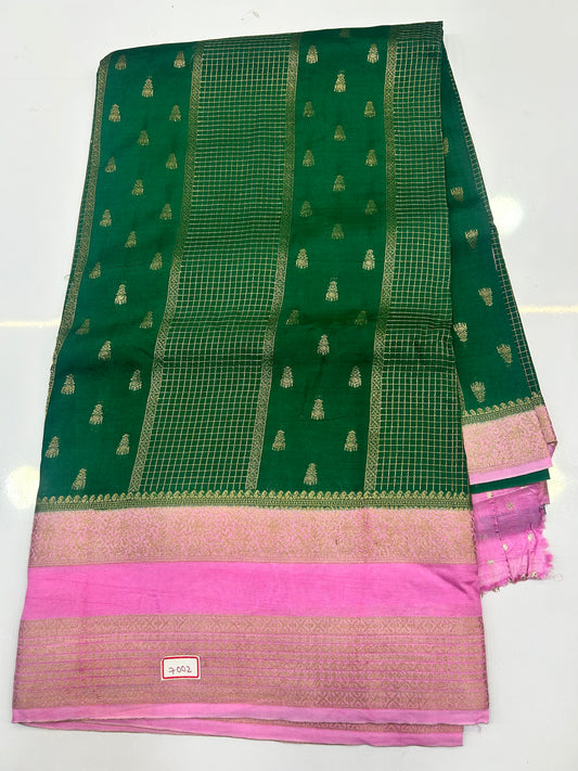 Vintage Russian Crepe saree