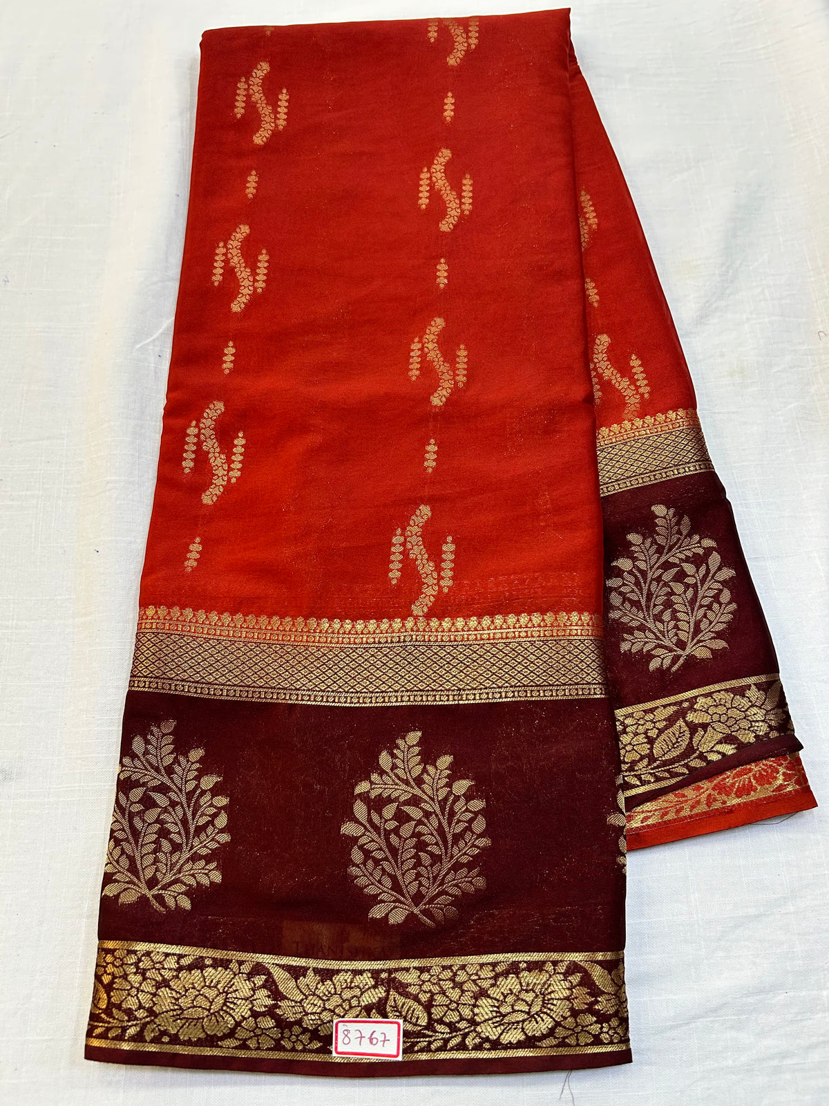 Mysore Crape Gap border saree