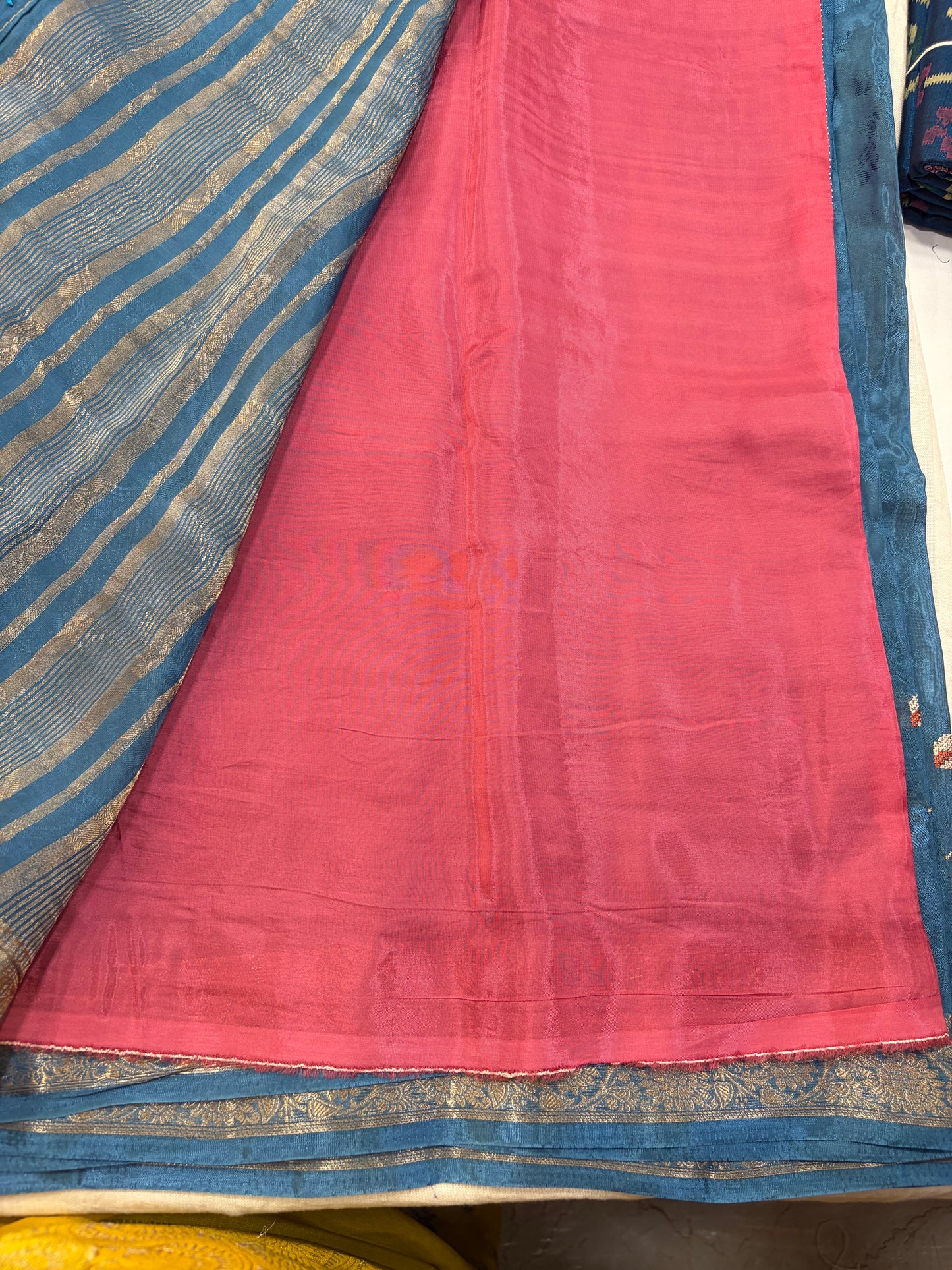 HO Satin Pattitpoint Embroidery Sarees