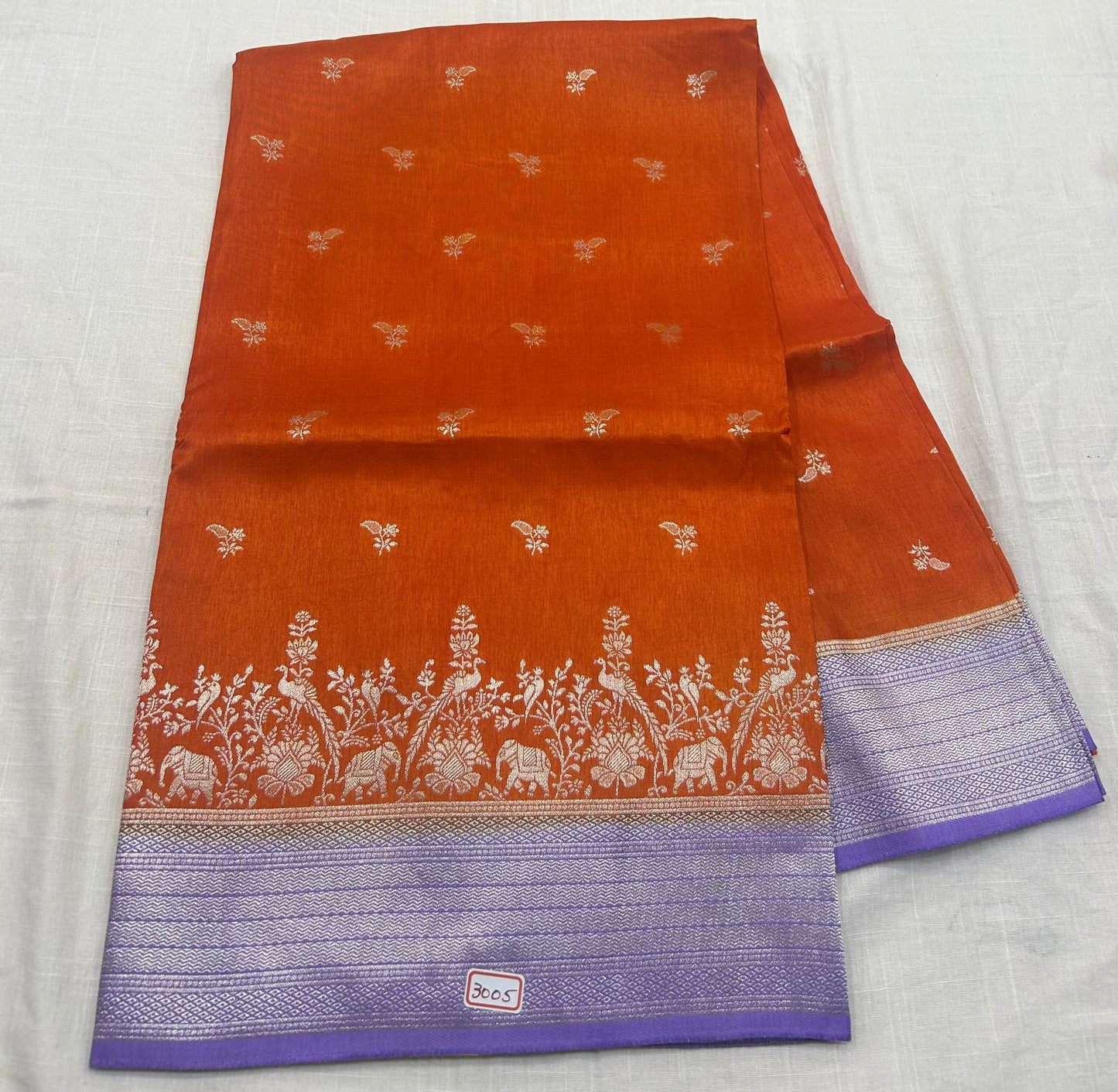Russian Crepe saree