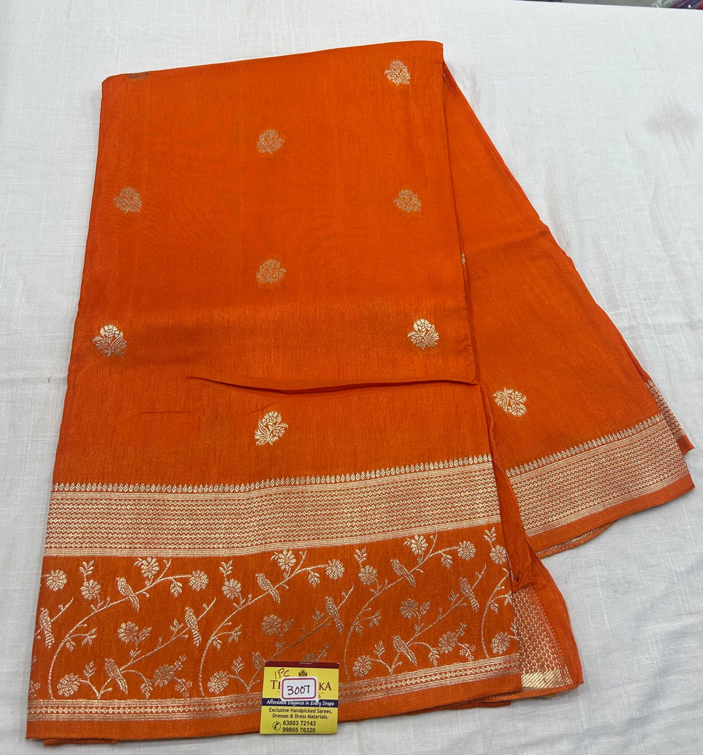 Russian Crepe saree