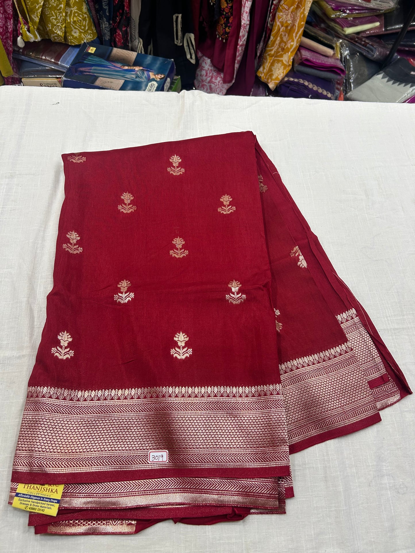 Russian Crepe saree