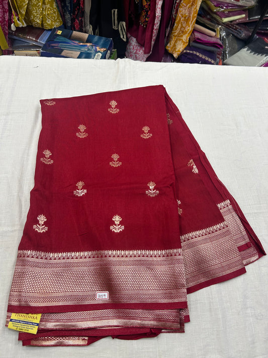 Russian Crepe saree