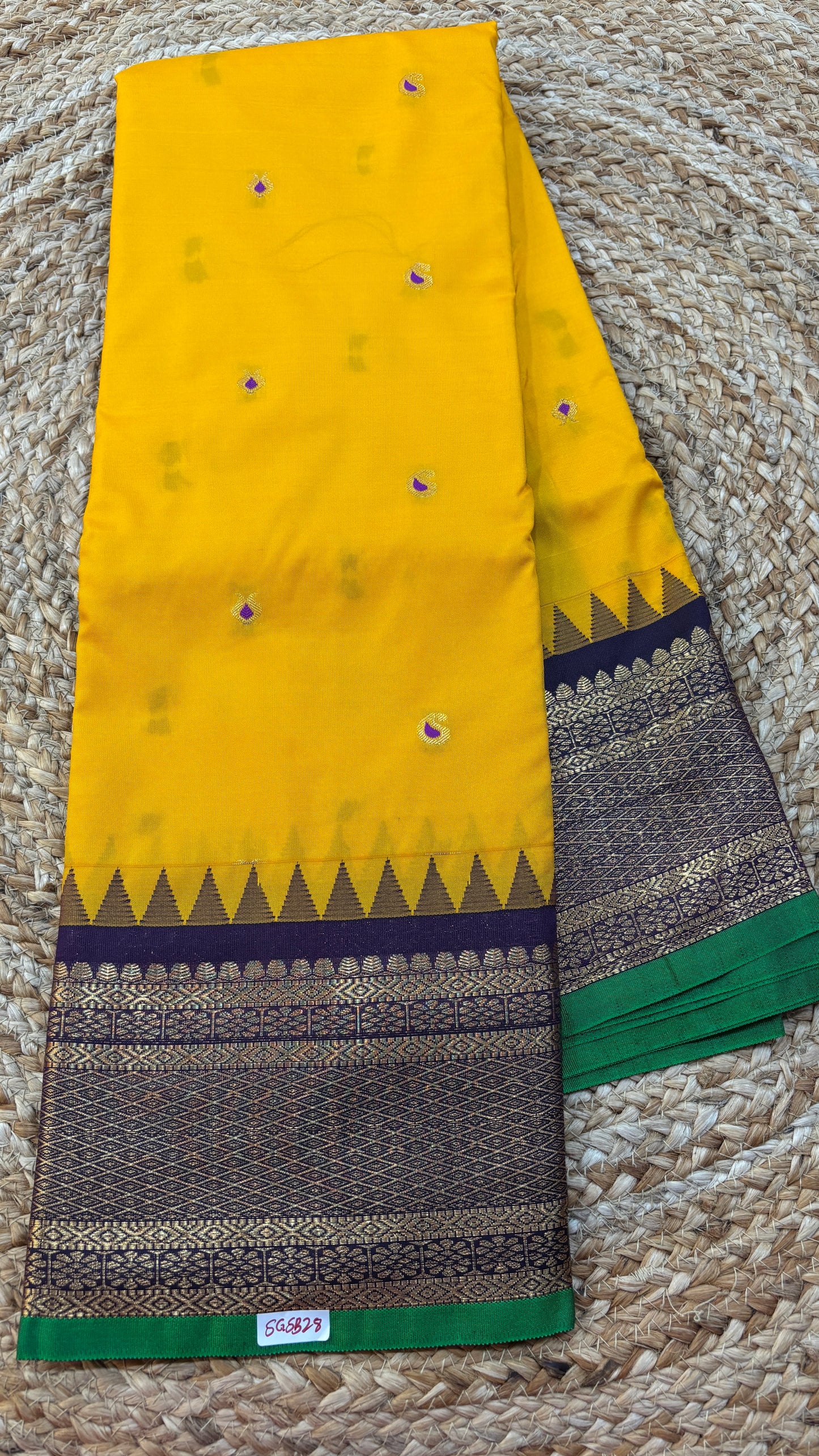 Semi Gadwal Silk Saree