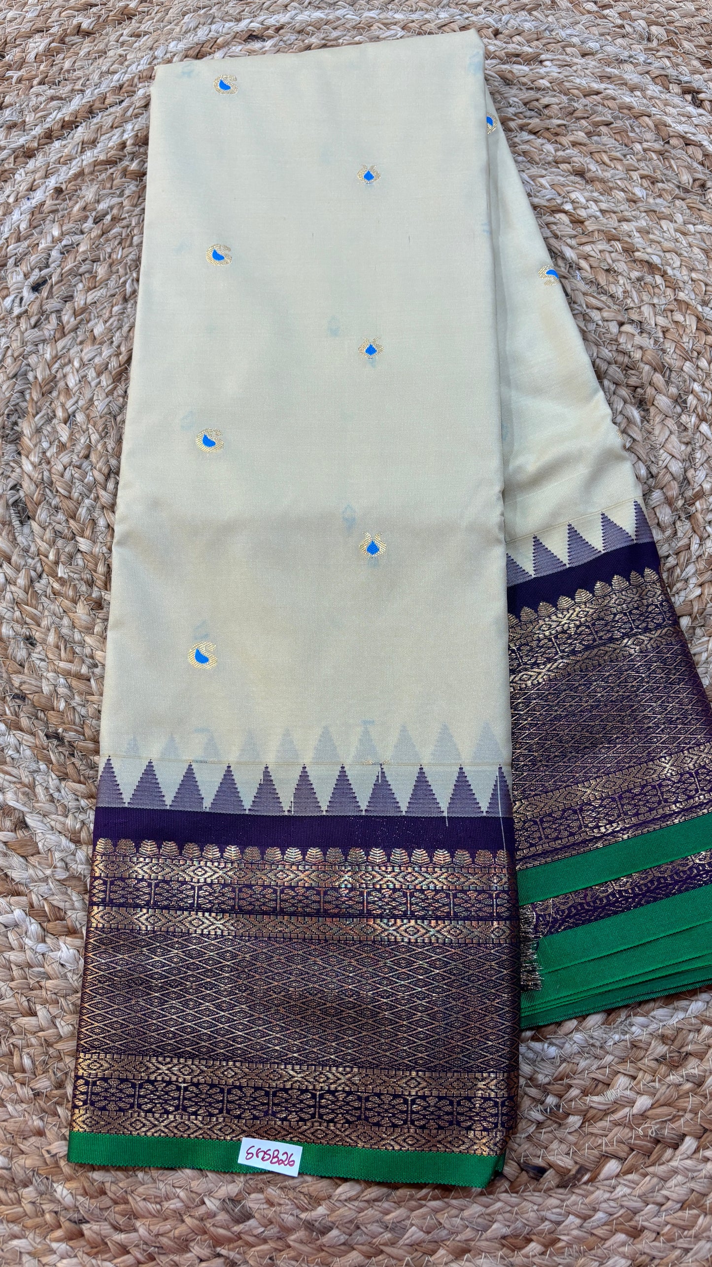 Semi Gadwal Silk Saree