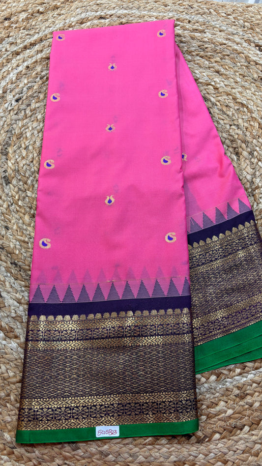 Semi Gadwal Silk Saree