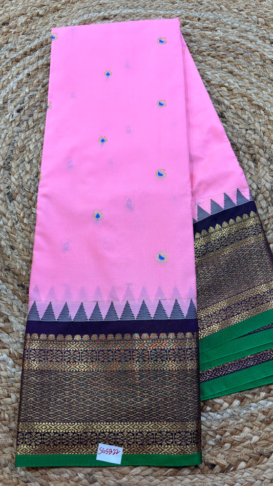 Semi Gadwal Silk Saree