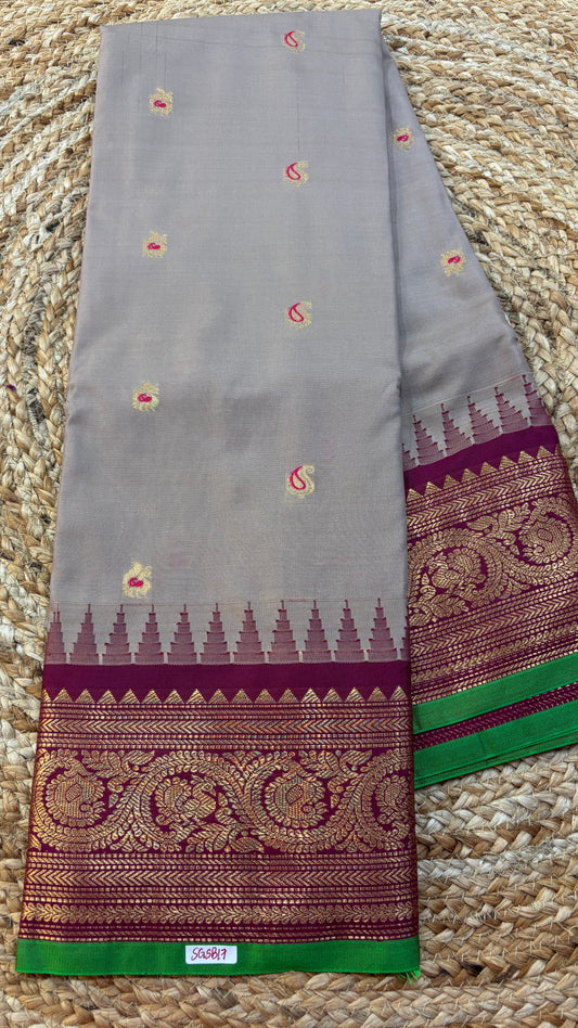 Semi Gadwal Silk Saree