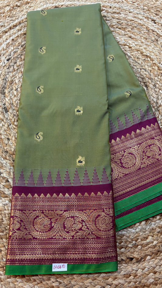 Semi Gadwal Silk Saree