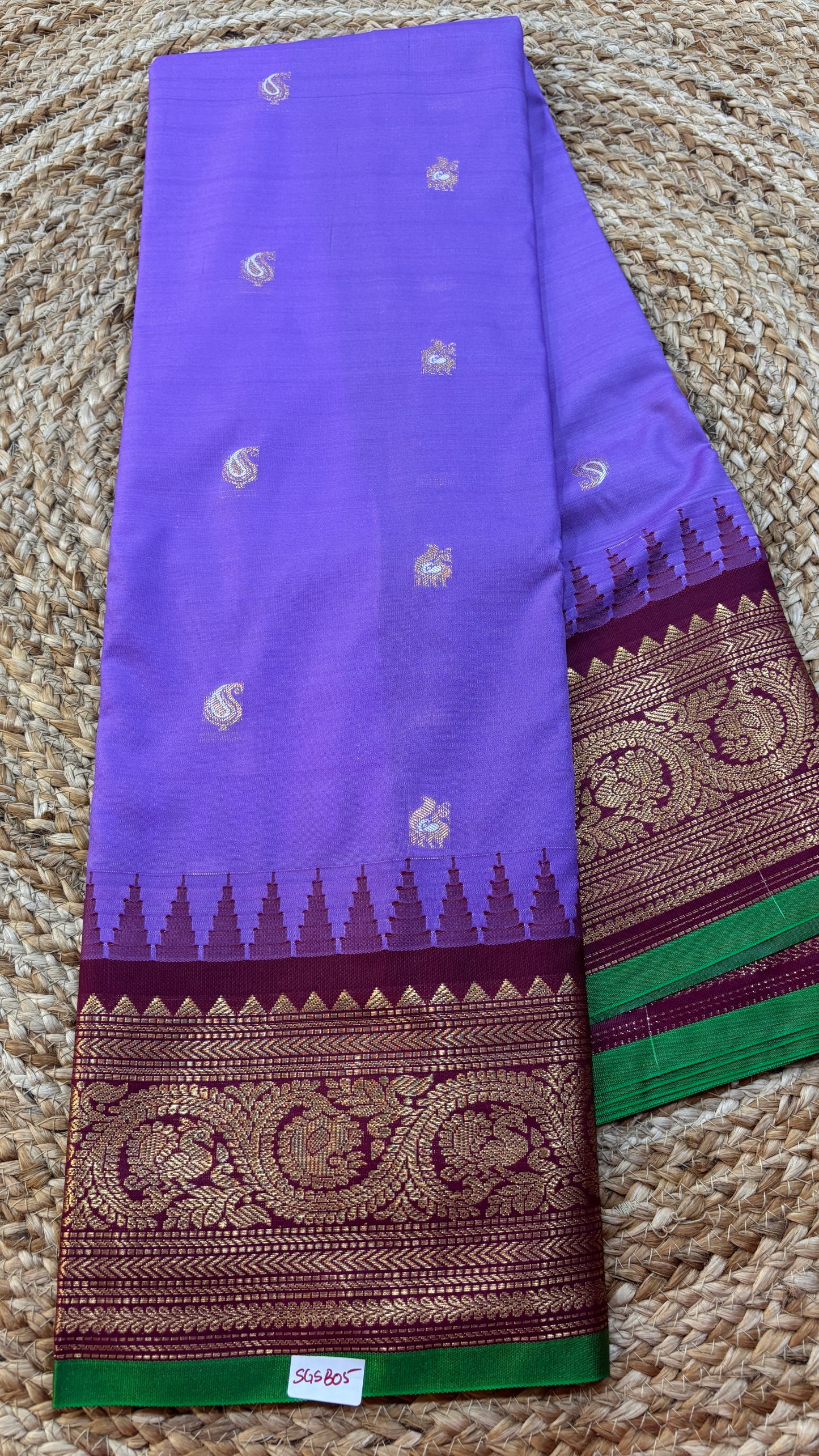 Semi Gadwal Silk Saree