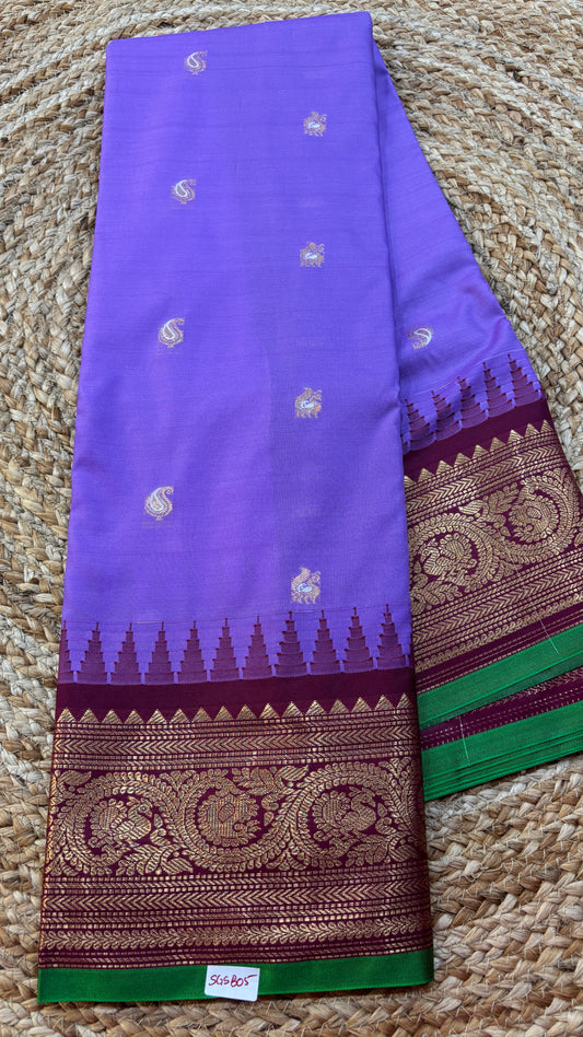Semi Gadwal Silk Saree