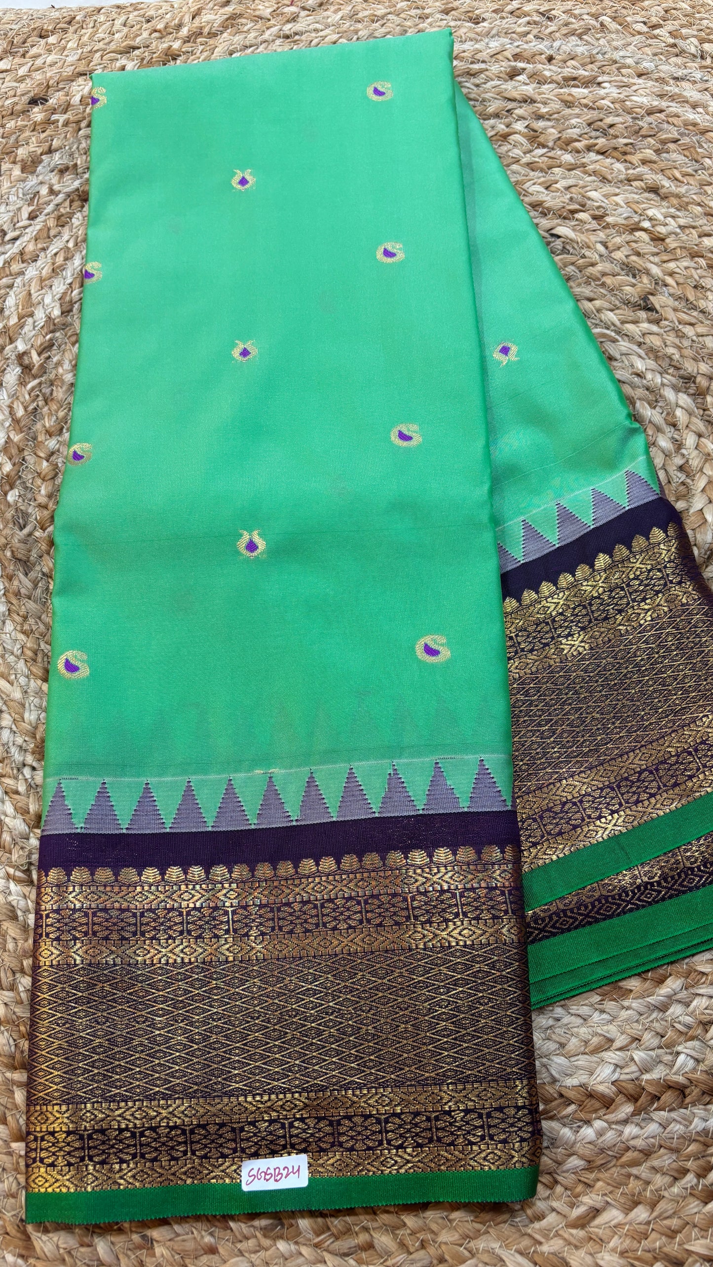 Semi Gadwal Silk Saree