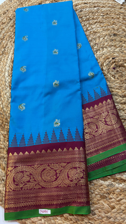 Semi Gadwal Silk Saree